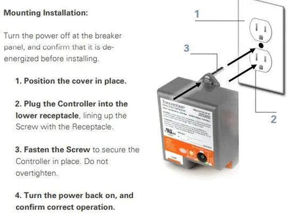 CSLC-317-01-01-01 Pump Control Plus Tub Light CIMC-263-01-03-01 Command Water System 120v