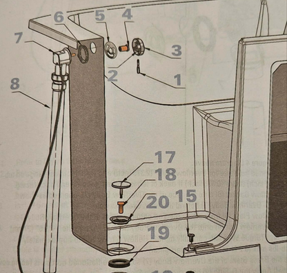 Cable Drain Adjustment Screw 1.64