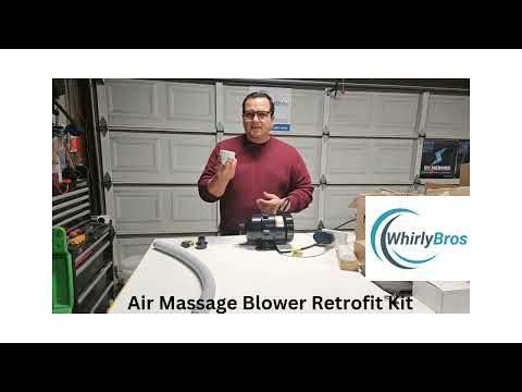 Air Massage Blower Retrofit Kit with Remote Control